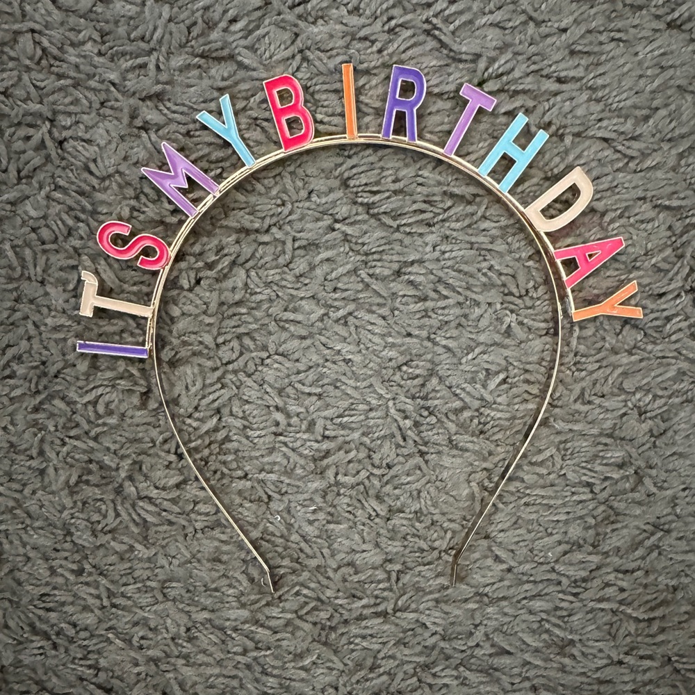 Colorful Birthday Headband